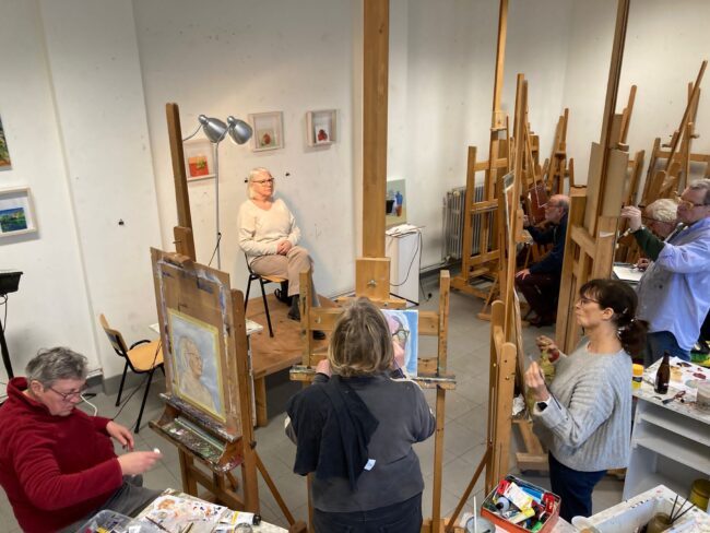 Schilderklas portret Els