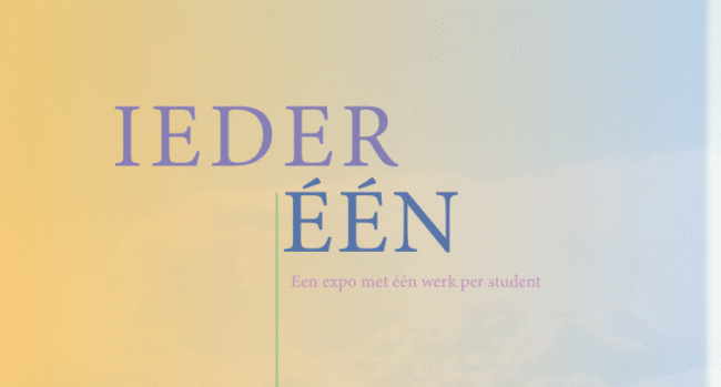 Affiche Iedereen enkel titel